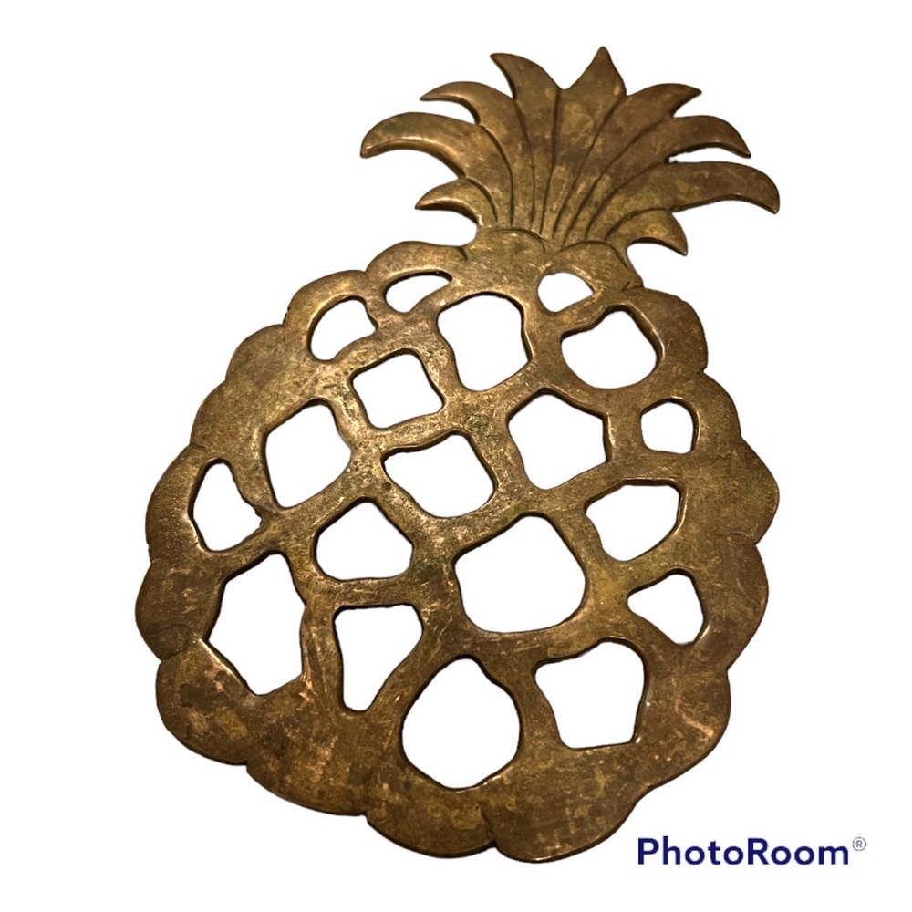 Brass pineapple trivet